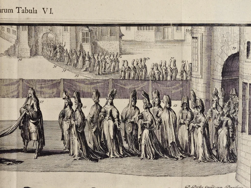 An illustration from Funeralia Mariae II. : Britanniarum D.G. reginae, Guilielmi III. augustae conjugis, 1695, leaf 104