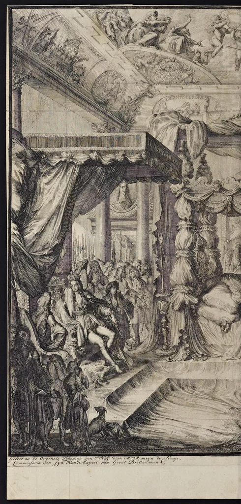 An illustration from Funeralia Mariae II. : Britanniarum D.G. reginae, Guilielmi III. augustae conjugis, 1695, leaf 75