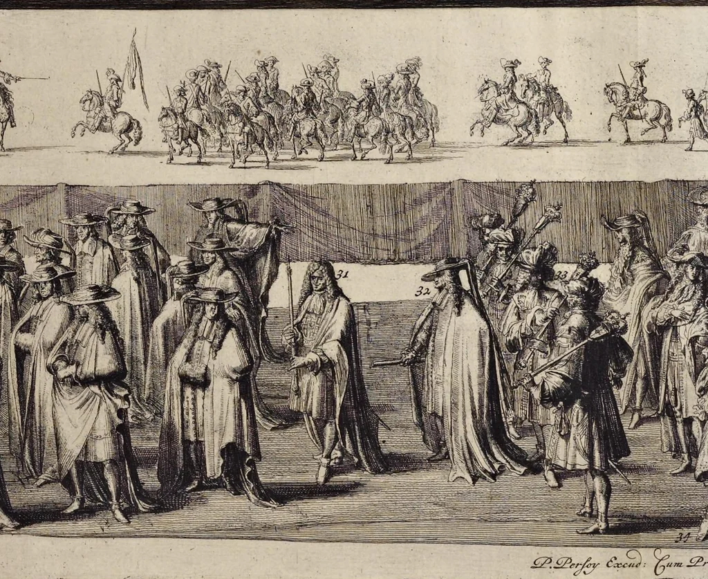 An illustration from Funeralia Mariae II. : Britanniarum D.G. reginae, Guilielmi III. augustae conjugis, 1695, leaf 92