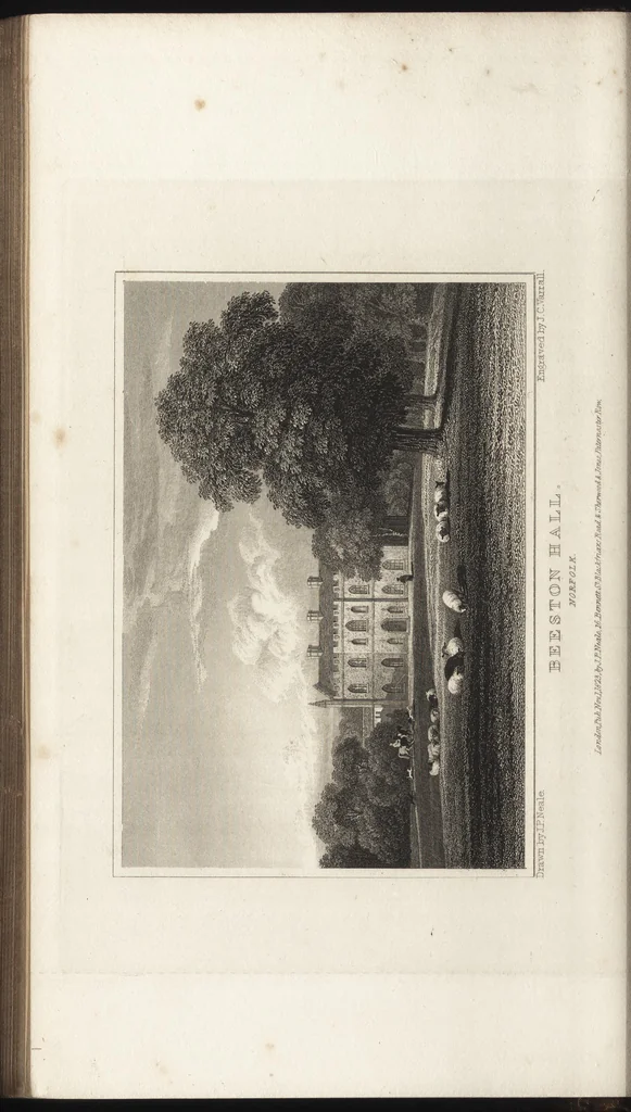 An illustration from Views of the seats of noblemen and gentlemen, in England, Wales, Scotland, and Ireland, 1820, leaf 115