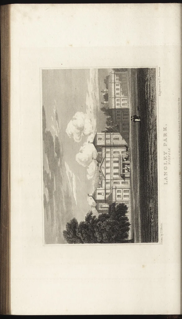 An illustration from Views of the seats of noblemen and gentlemen, in England, Wales, Scotland, and Ireland, 1820, leaf 123