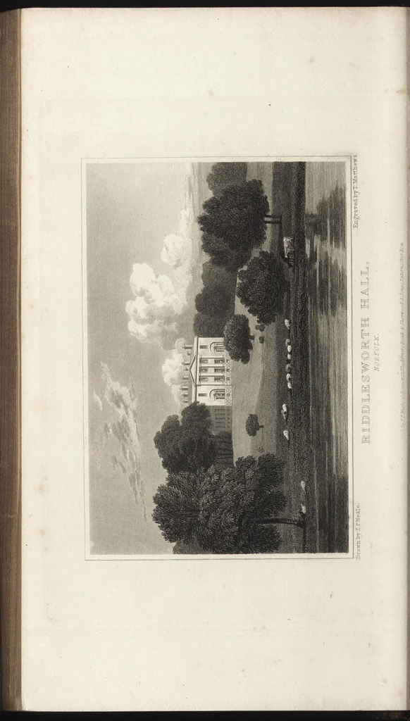 An illustration from Views of the seats of noblemen and gentlemen, in England, Wales, Scotland, and Ireland, 1820, leaf 133