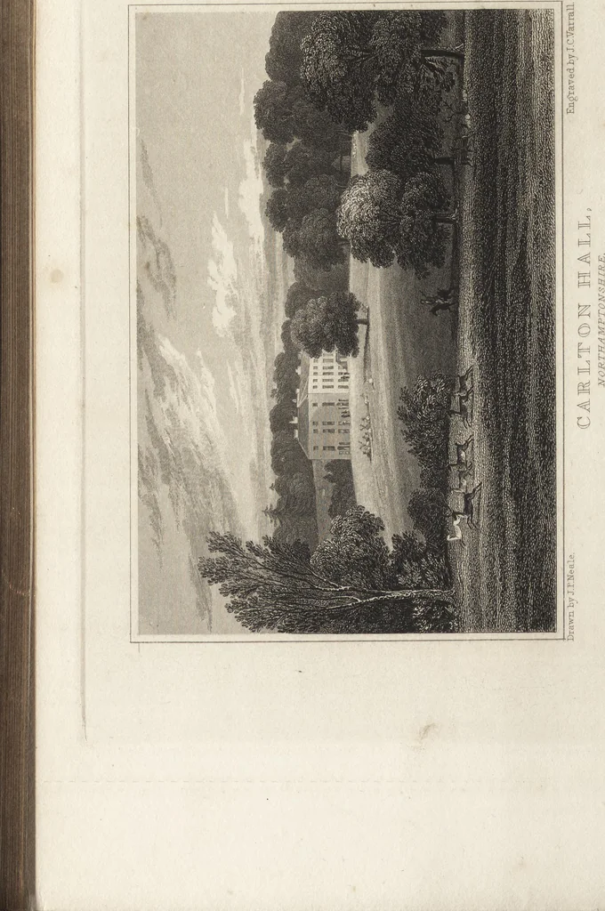 An illustration from Views of the seats of noblemen and gentlemen, in England, Wales, Scotland, and Ireland, 1820, leaf 137