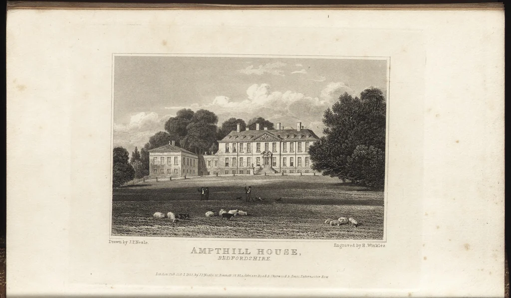 An illustration from Views of the seats of noblemen and gentlemen, in England, Wales, Scotland, and Ireland, 1820, leaf 15