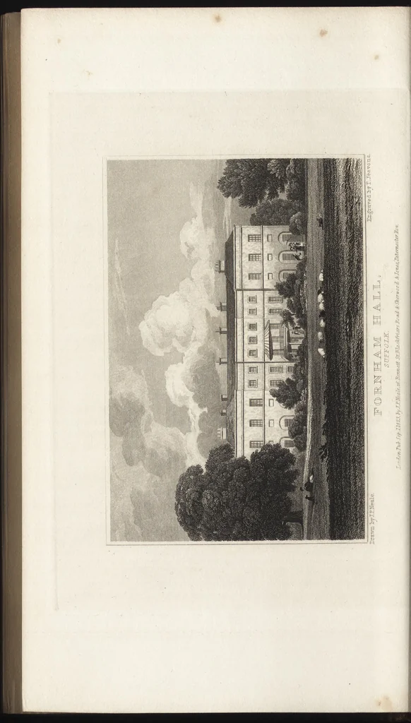 An illustration from Views of the seats of noblemen and gentlemen, in England, Wales, Scotland, and Ireland, 1820, leaf 173