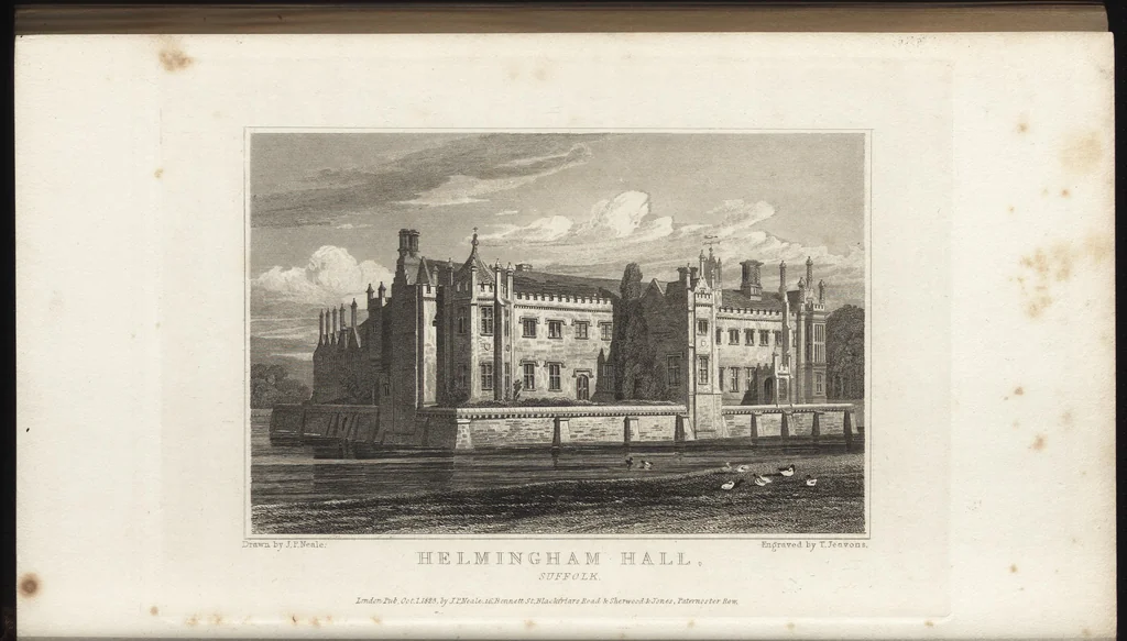 An illustration from Views of the seats of noblemen and gentlemen, in England, Wales, Scotland, and Ireland, 1820, leaf 177