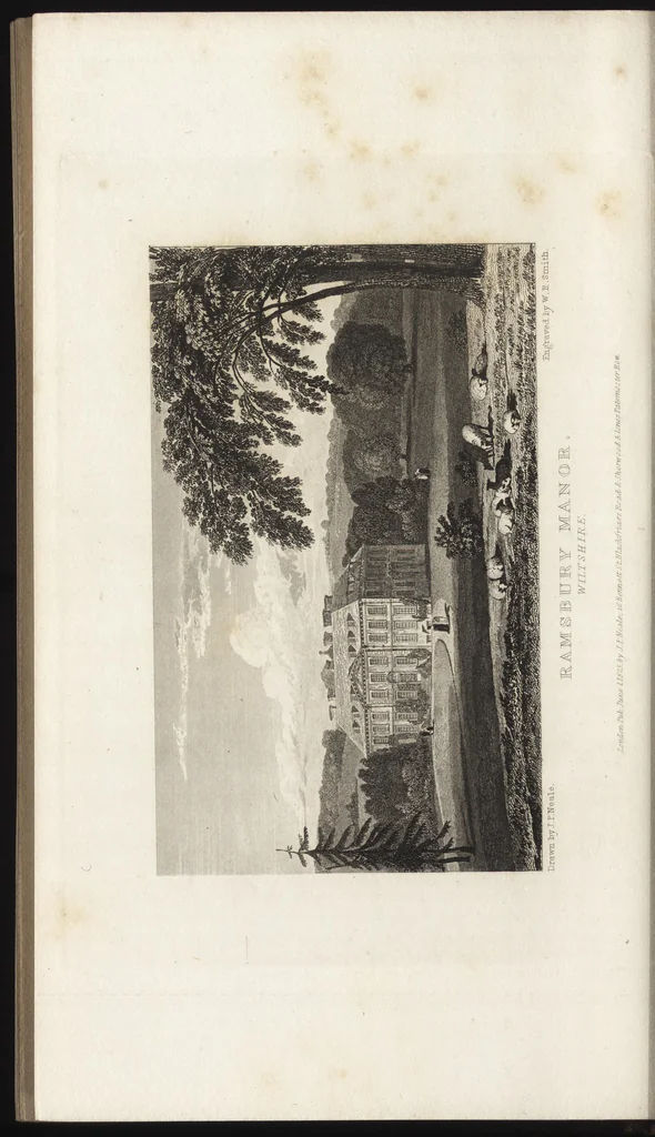 An illustration from Views of the seats of noblemen and gentlemen, in England, Wales, Scotland, and Ireland, 1820, leaf 201