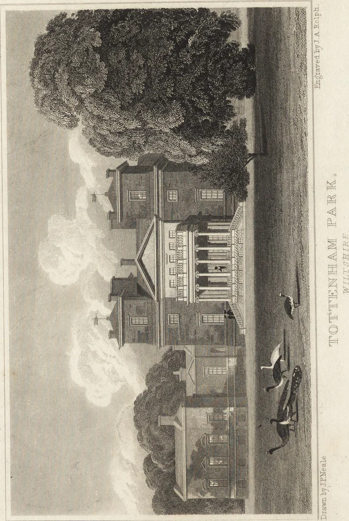 An illustration from Views of the seats of noblemen and gentlemen, in England, Wales, Scotland, and Ireland, 1820, leaf 205