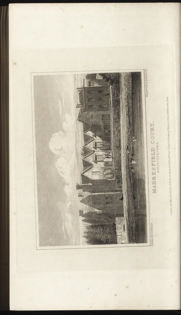 An illustration from Views of the seats of noblemen and gentlemen, in England, Wales, Scotland, and Ireland, 1820, leaf 217