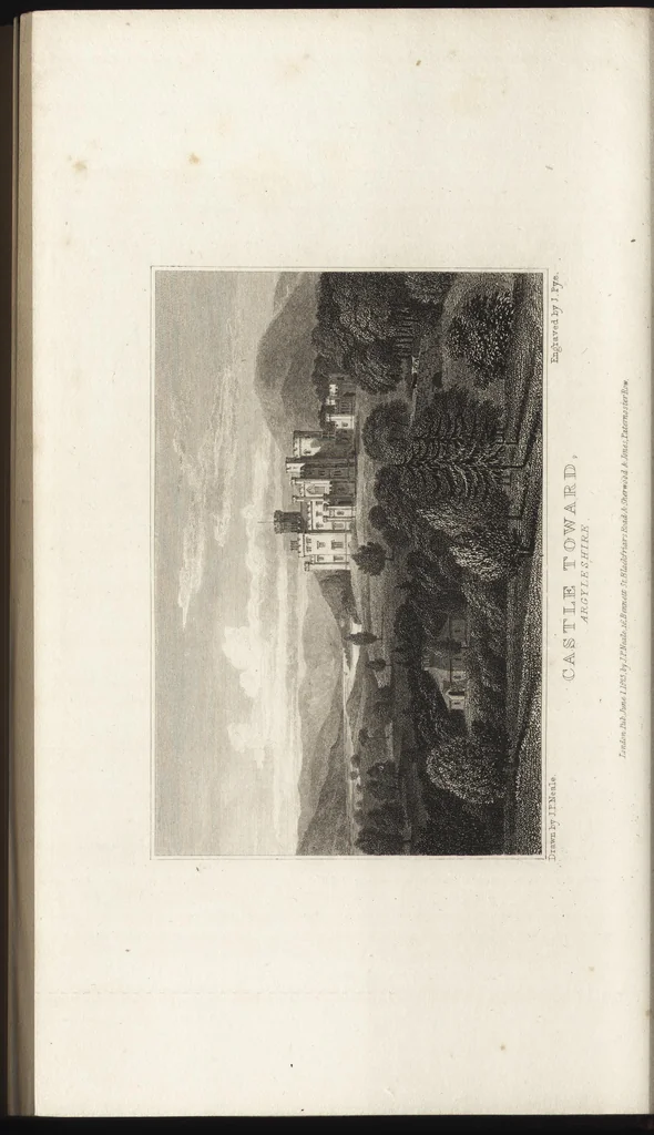 An illustration from Views of the seats of noblemen and gentlemen, in England, Wales, Scotland, and Ireland, 1820, leaf 229