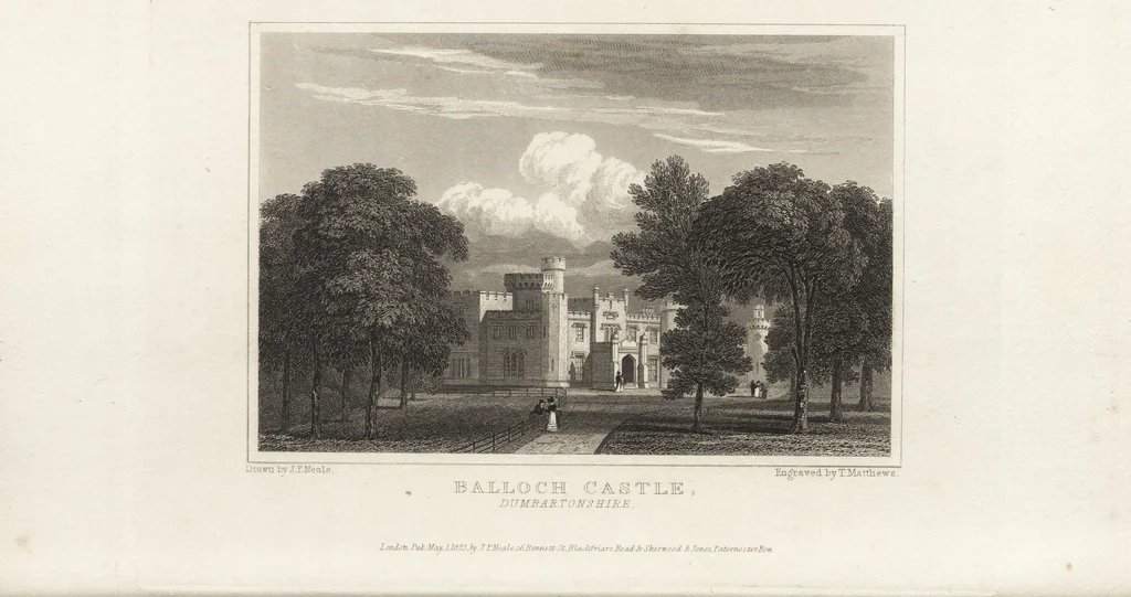 An illustration from Views of the seats of noblemen and gentlemen, in England, Wales, Scotland, and Ireland, 1820, leaf 247