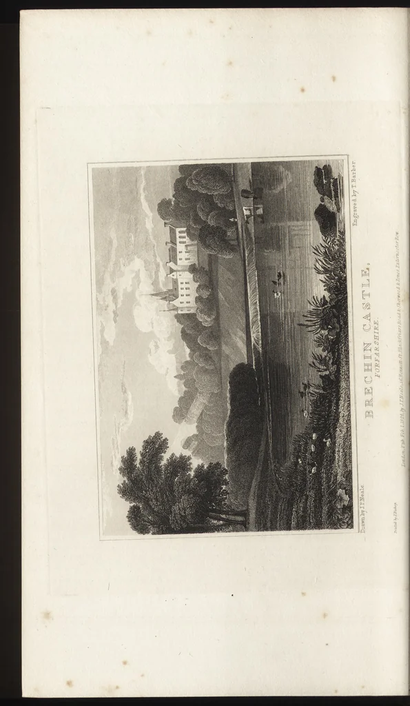 An illustration from Views of the seats of noblemen and gentlemen, in England, Wales, Scotland, and Ireland, 1820, leaf 255