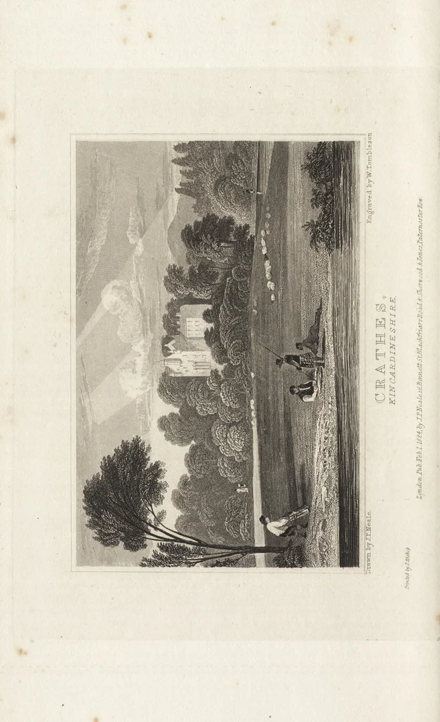 An illustration from Views of the seats of noblemen and gentlemen, in England, Wales, Scotland, and Ireland, 1820, leaf 265