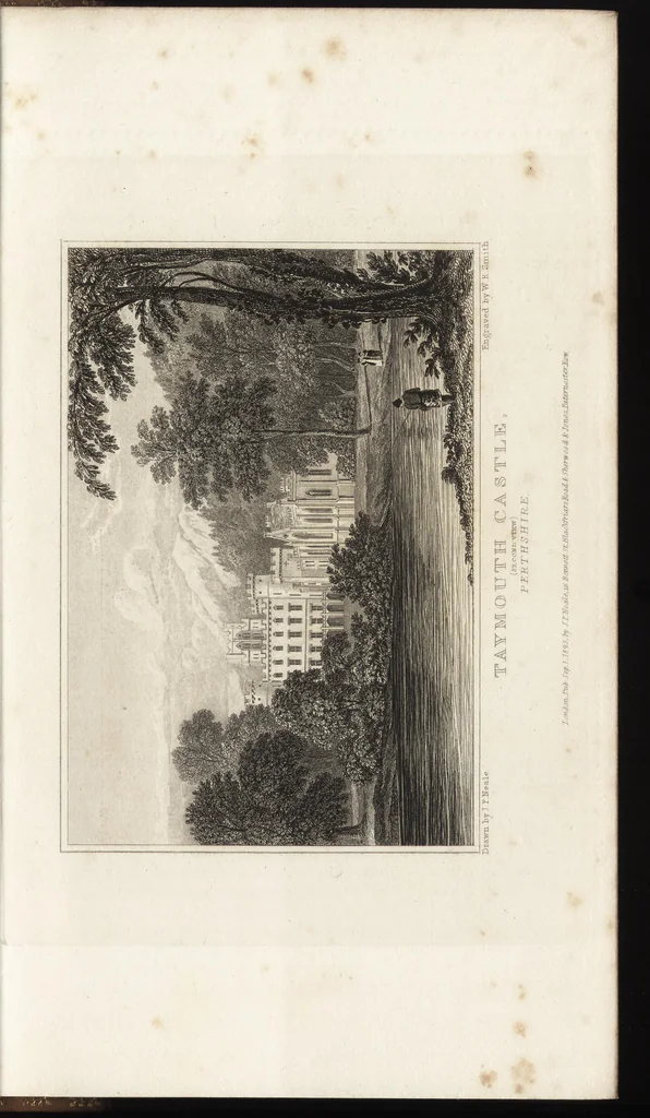 An illustration from Views of the seats of noblemen and gentlemen, in England, Wales, Scotland, and Ireland, 1820, leaf 290