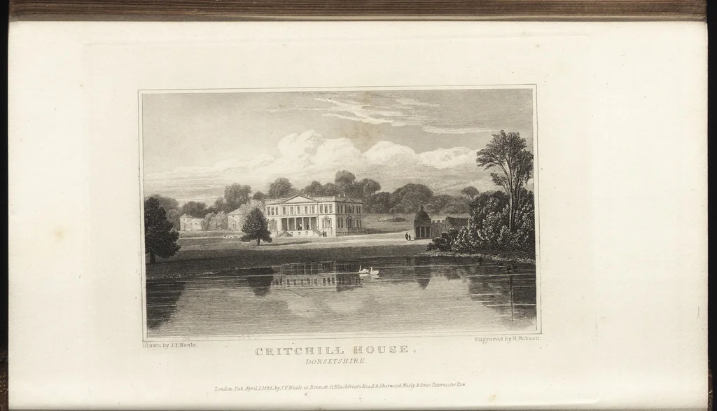 An illustration from Views of the seats of noblemen and gentlemen, in England, Wales, Scotland, and Ireland, 1820, leaf 51