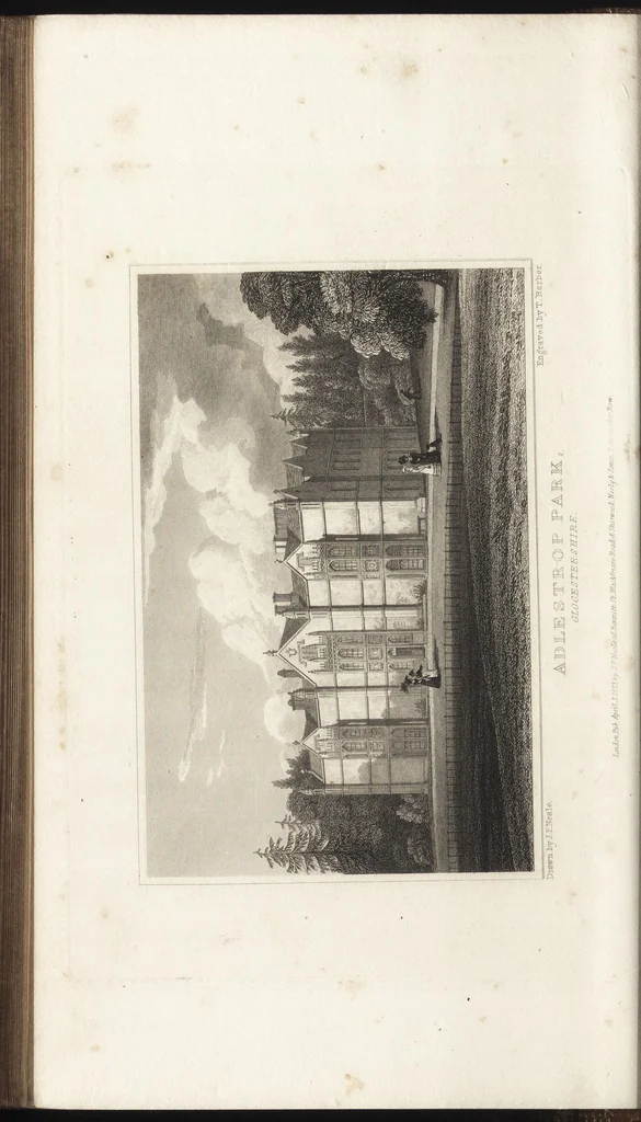 An illustration from Views of the seats of noblemen and gentlemen, in England, Wales, Scotland, and Ireland, 1820, leaf 63