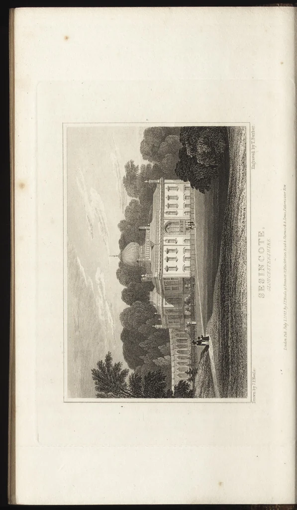 An illustration from Views of the seats of noblemen and gentlemen, in England, Wales, Scotland, and Ireland, 1820, leaf 71