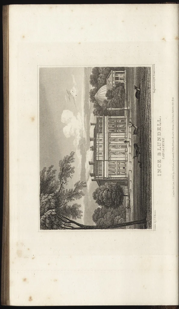 An illustration from Views of the seats of noblemen and gentlemen, in England, Wales, Scotland, and Ireland, 1820, leaf 91