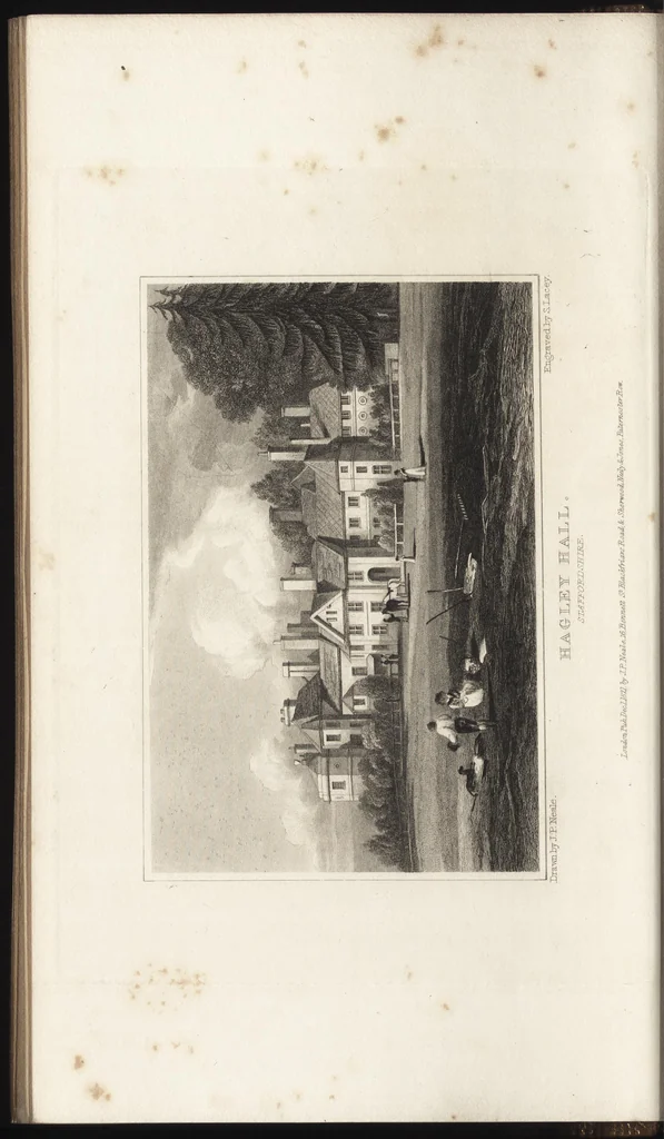 An illustration from Views of the seats of noblemen and gentlemen, in England, Wales, Scotland, and Ireland, 1820, leaf 101