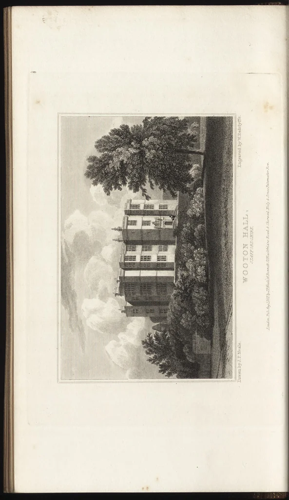 An illustration from Views of the seats of noblemen and gentlemen, in England, Wales, Scotland, and Ireland, 1820, leaf 113