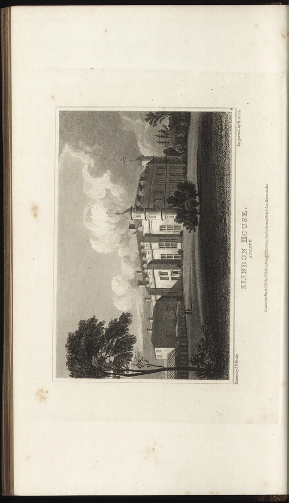 An illustration from Views of the seats of noblemen and gentlemen, in England, Wales, Scotland, and Ireland, 1820, leaf 125