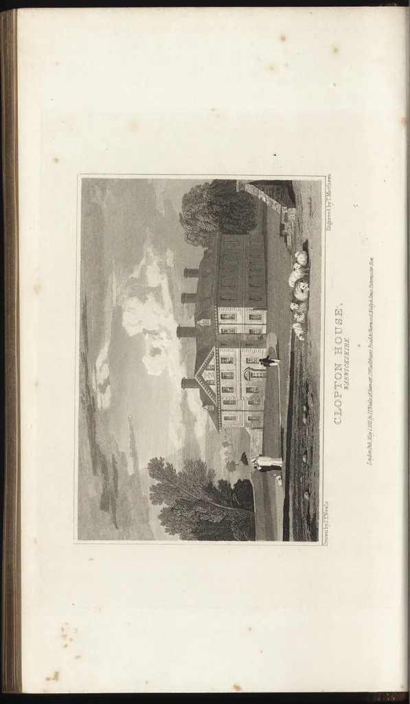 An illustration from Views of the seats of noblemen and gentlemen, in England, Wales, Scotland, and Ireland, 1820, leaf 137