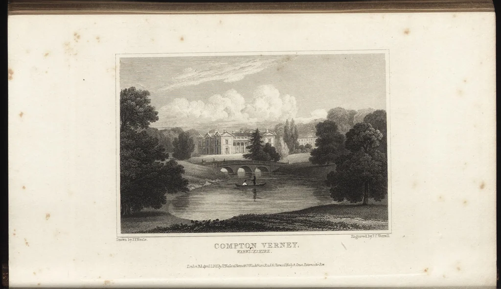 An illustration from Views of the seats of noblemen and gentlemen, in England, Wales, Scotland, and Ireland, 1820, leaf 141