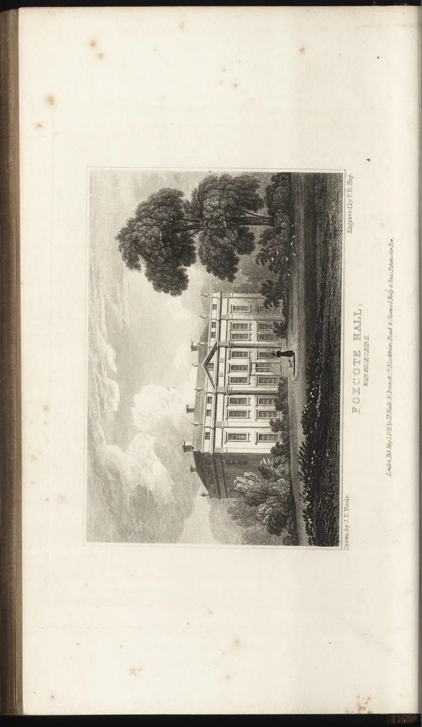 An illustration from Views of the seats of noblemen and gentlemen, in England, Wales, Scotland, and Ireland, 1820, leaf 149