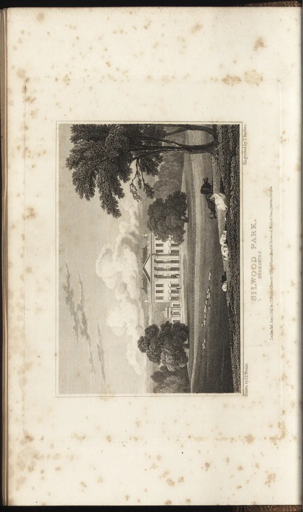 An illustration from Views of the seats of noblemen and gentlemen, in England, Wales, Scotland, and Ireland, 1820, leaf 15