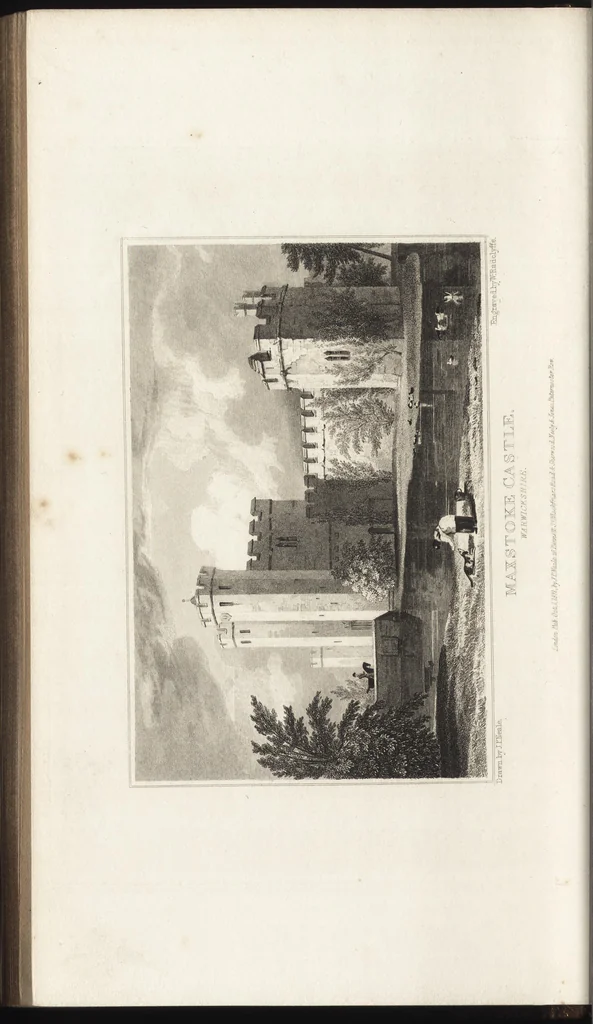An illustration from Views of the seats of noblemen and gentlemen, in England, Wales, Scotland, and Ireland, 1820, leaf 153