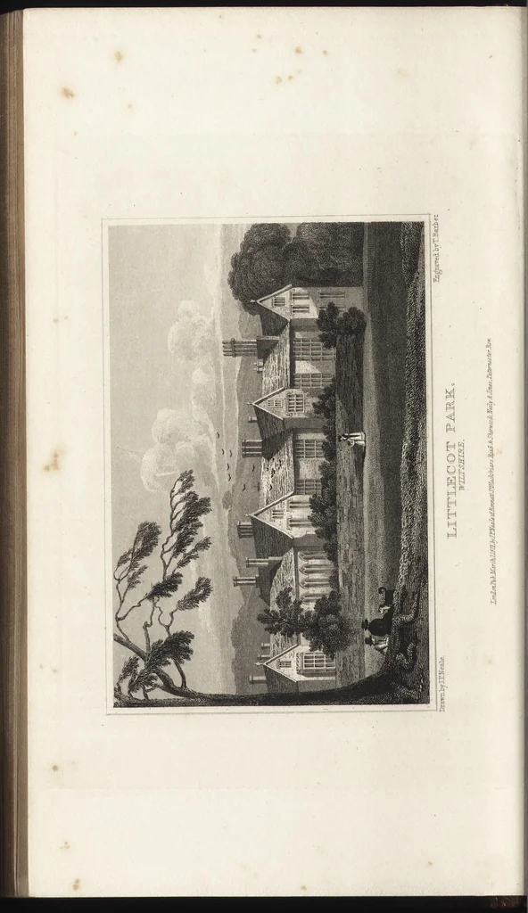 An illustration from Views of the seats of noblemen and gentlemen, in England, Wales, Scotland, and Ireland, 1820, leaf 157