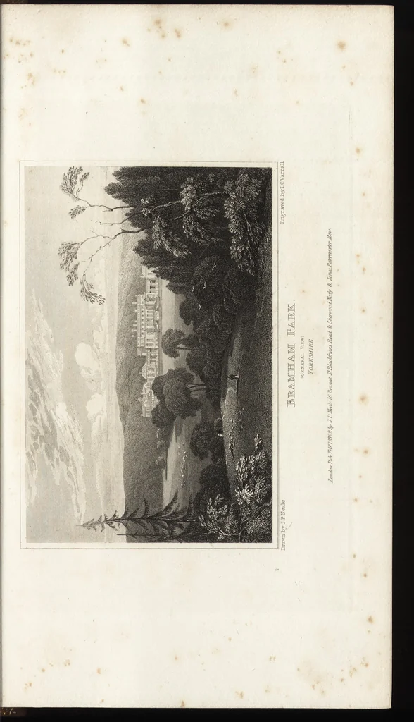 An illustration from Views of the seats of noblemen and gentlemen, in England, Wales, Scotland, and Ireland, 1820, leaf 170