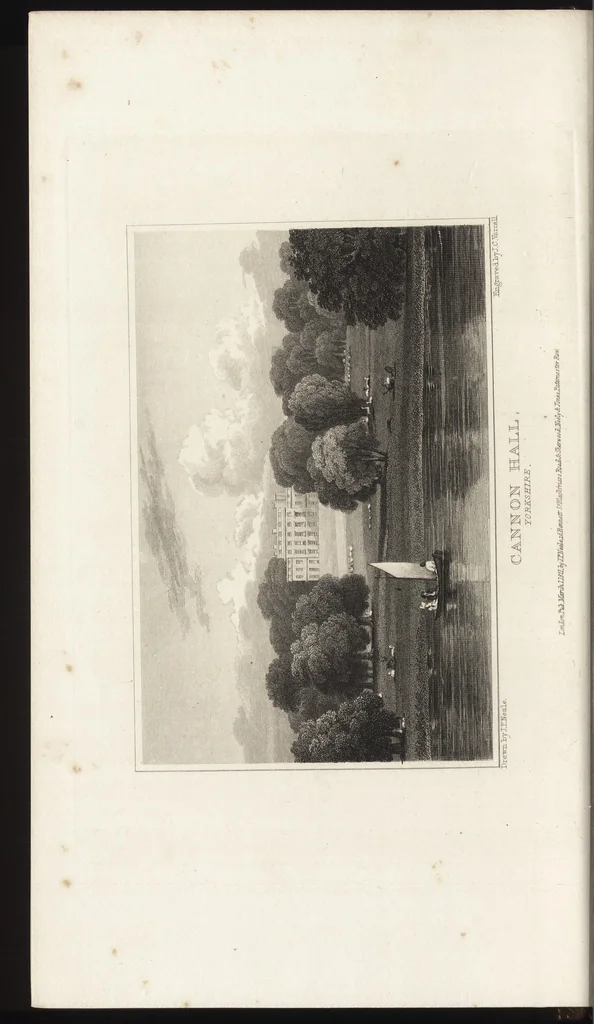 An illustration from Views of the seats of noblemen and gentlemen, in England, Wales, Scotland, and Ireland, 1820, leaf 179
