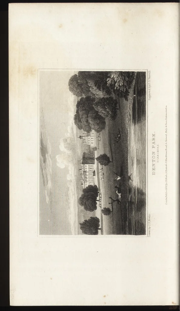 An illustration from Views of the seats of noblemen and gentlemen, in England, Wales, Scotland, and Ireland, 1820, leaf 187