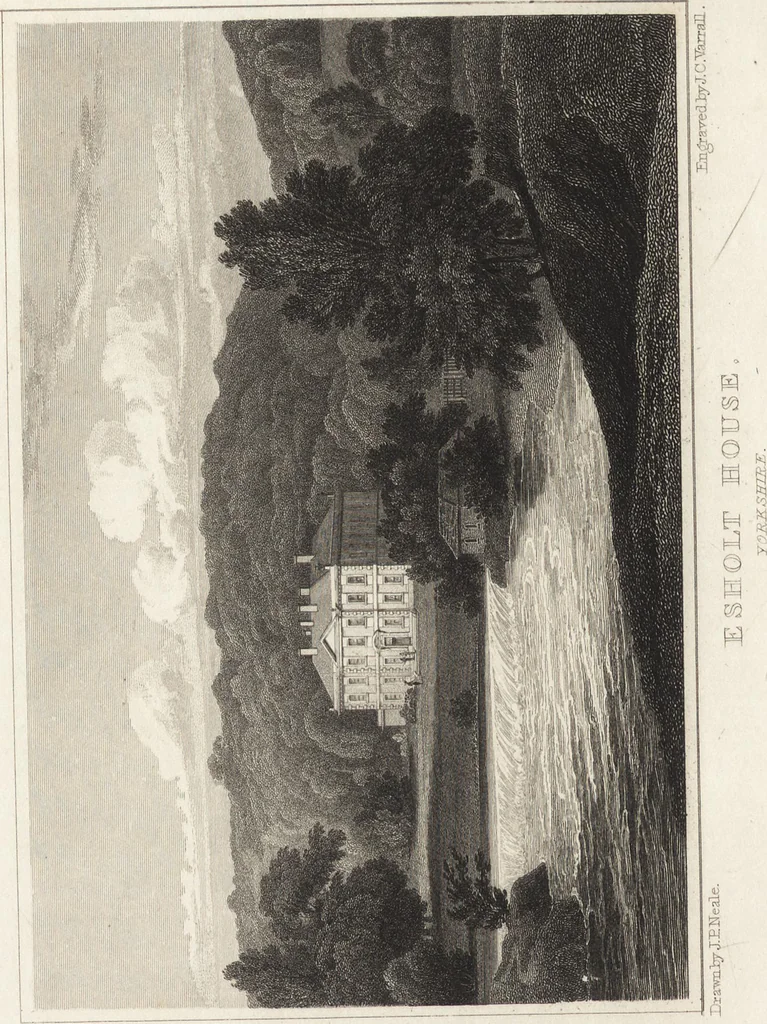 An illustration from Views of the seats of noblemen and gentlemen, in England, Wales, Scotland, and Ireland, 1820, leaf 193