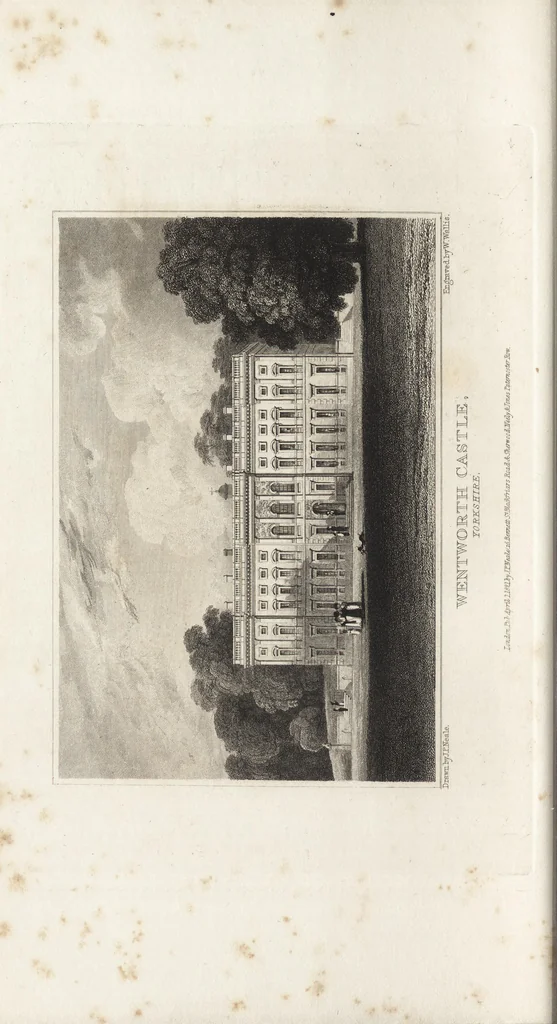 An illustration from Views of the seats of noblemen and gentlemen, in England, Wales, Scotland, and Ireland, 1820, leaf 221
