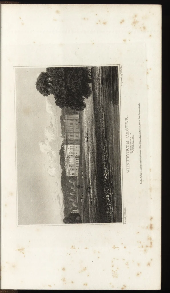 An illustration from Views of the seats of noblemen and gentlemen, in England, Wales, Scotland, and Ireland, 1820, leaf 222