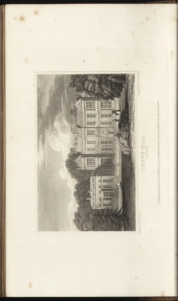 An illustration from Views of the seats of noblemen and gentlemen, in England, Wales, Scotland, and Ireland, 1820, leaf 23