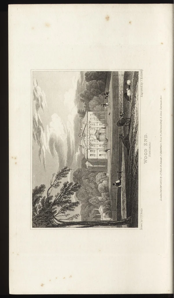 An illustration from Views of the seats of noblemen and gentlemen, in England, Wales, Scotland, and Ireland, 1820, leaf 233