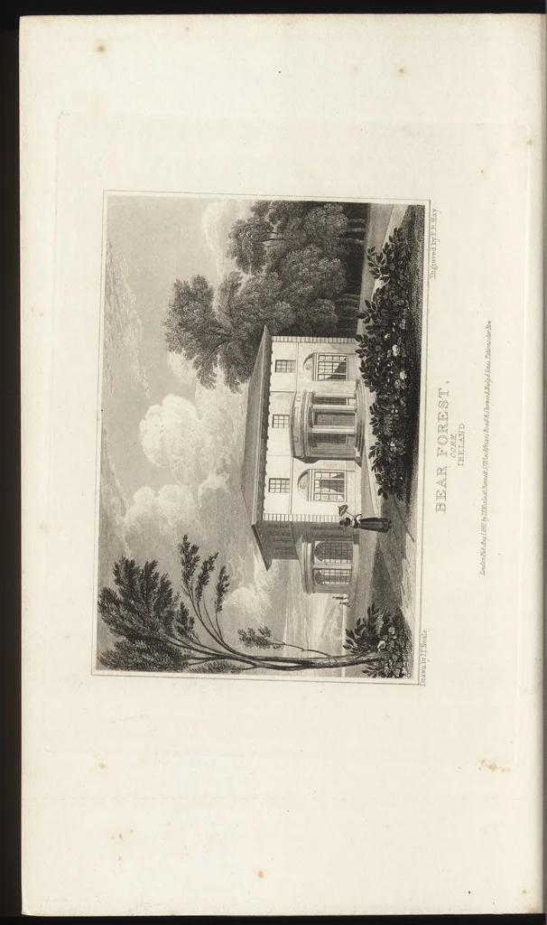 An illustration from Views of the seats of noblemen and gentlemen, in England, Wales, Scotland, and Ireland, 1820, leaf 271