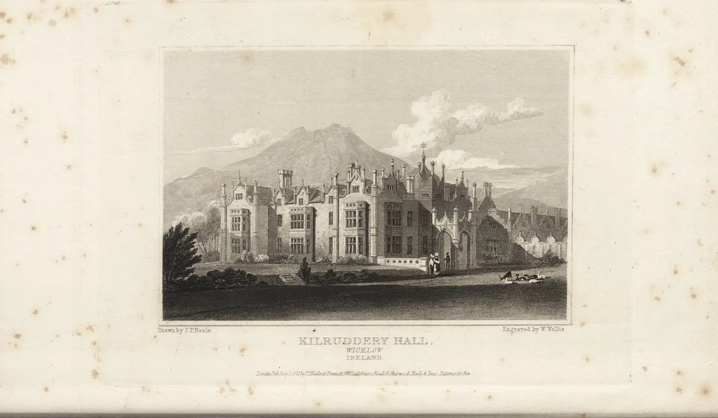 An illustration from Views of the seats of noblemen and gentlemen, in England, Wales, Scotland, and Ireland, 1820, leaf 291