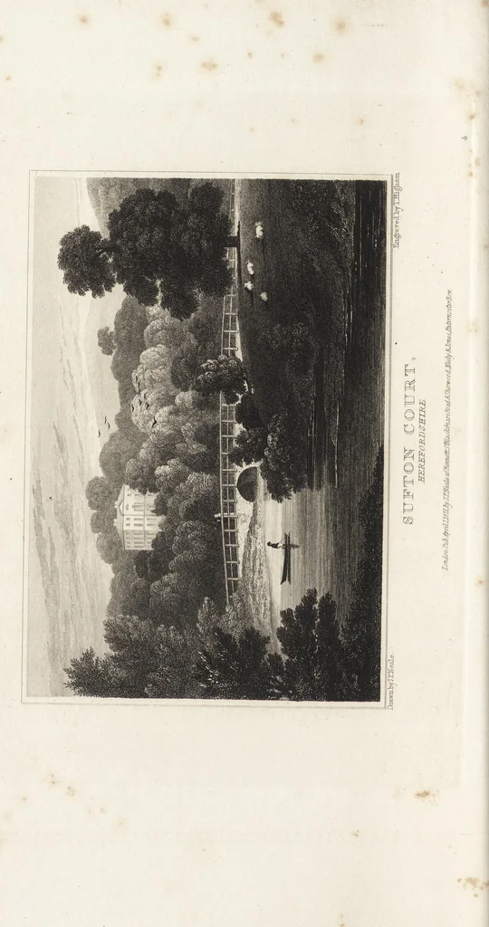 An illustration from Views of the seats of noblemen and gentlemen, in England, Wales, Scotland, and Ireland, 1820, leaf 39