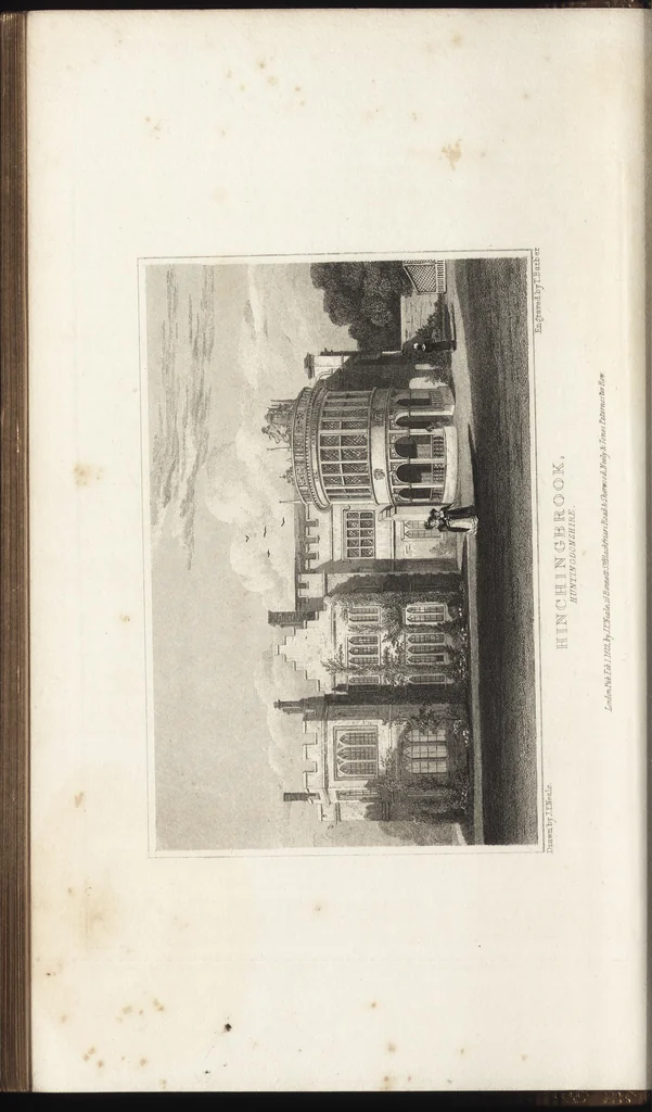 An illustration from Views of the seats of noblemen and gentlemen, in England, Wales, Scotland, and Ireland, 1820, leaf 55