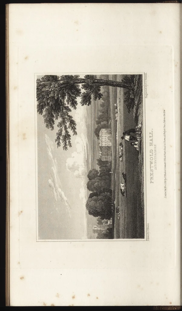 An illustration from Views of the seats of noblemen and gentlemen, in England, Wales, Scotland, and Ireland, 1820, leaf 73
