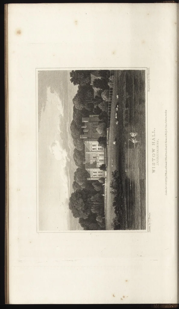An illustration from Views of the seats of noblemen and gentlemen, in England, Wales, Scotland, and Ireland, 1820, leaf 77