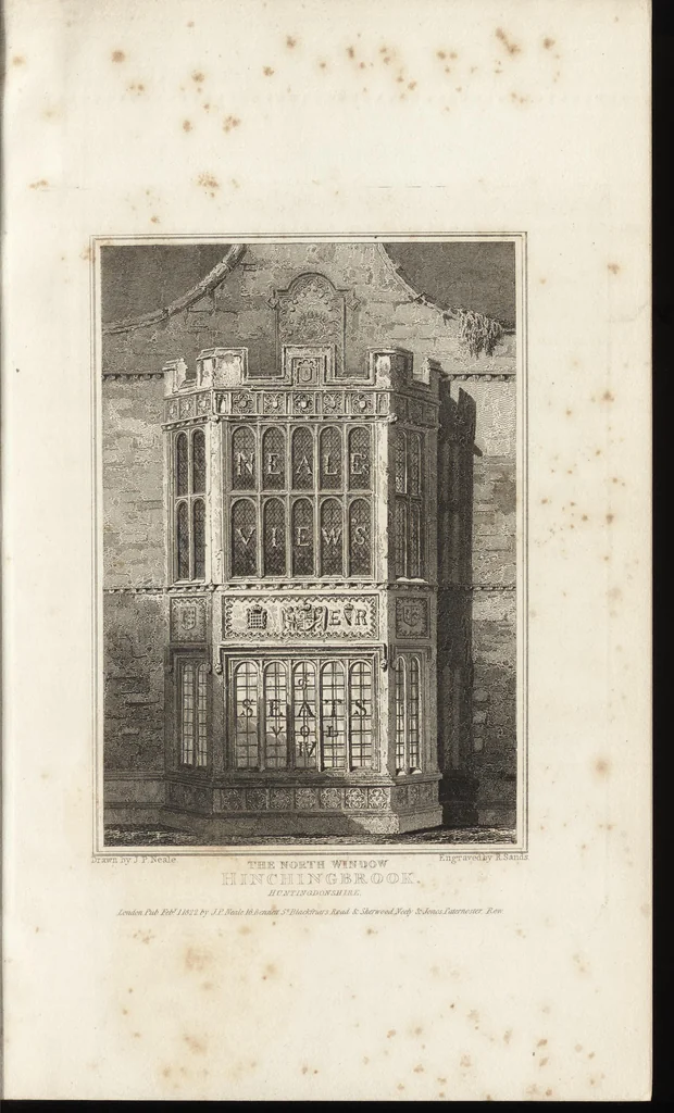 An illustration from Views of the seats of noblemen and gentlemen, in England, Wales, Scotland, and Ireland, 1820, leaf 8