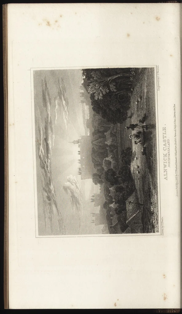 An illustration from Views of the seats of noblemen and gentlemen, in England, Wales, Scotland, and Ireland, 1820, leaf 85