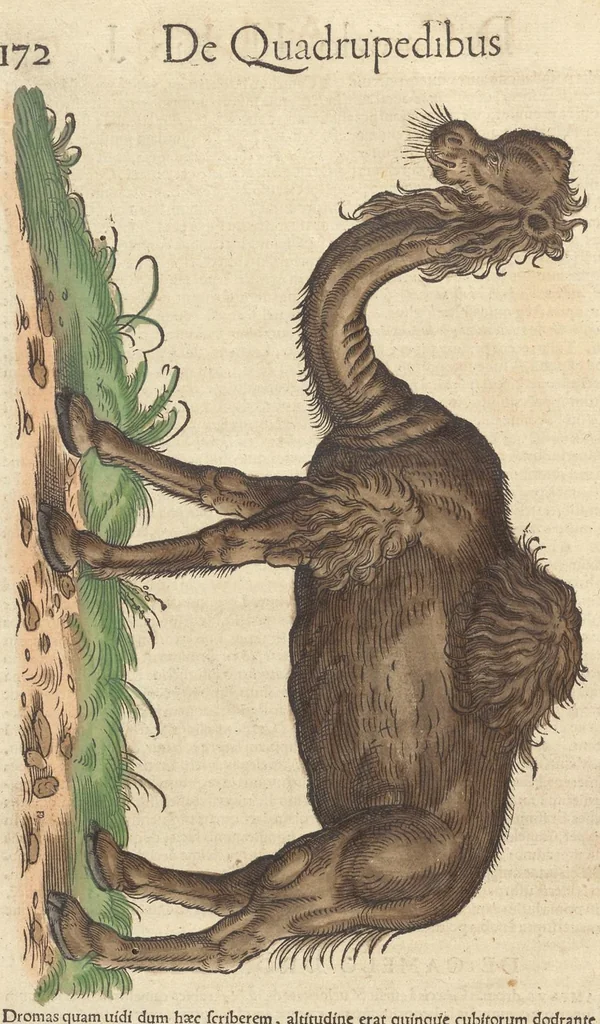 An illustration from Historiæ animalivm ..., 1551, leaf 213