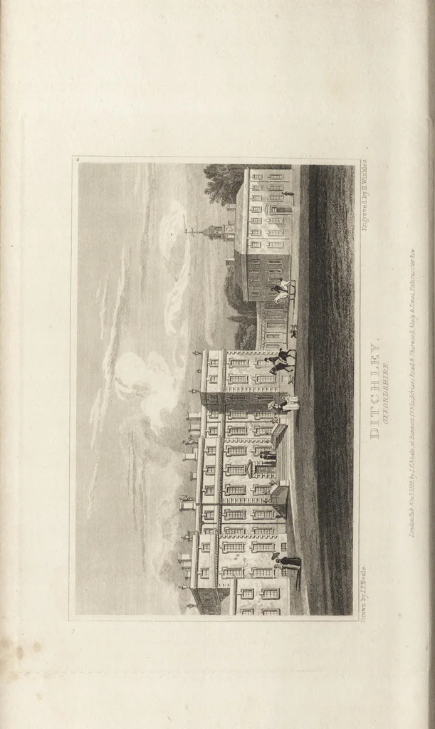An illustration from Views of the seats of noblemen and gentlemen, in England, Wales, Scotland, and Ireland, 1820, leaf 107