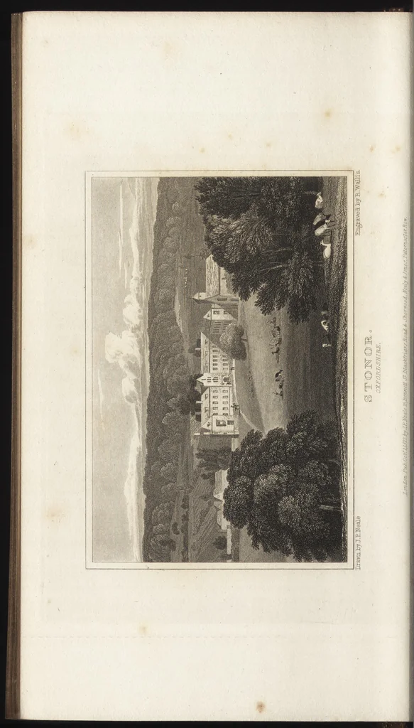 An illustration from Views of the seats of noblemen and gentlemen, in England, Wales, Scotland, and Ireland, 1820, leaf 115